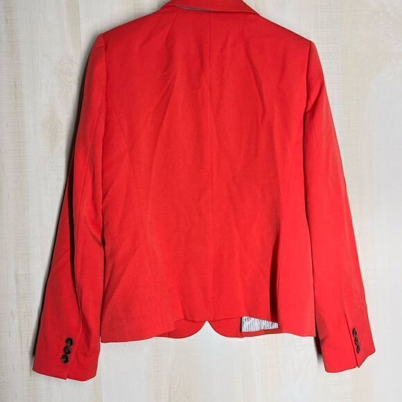 J. Crew red 2 button blazer, size medium - Picture 7 of 14